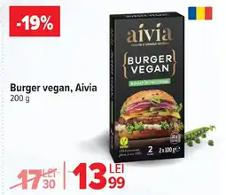 Carrefour Burger vegan, Aivia Ofertă