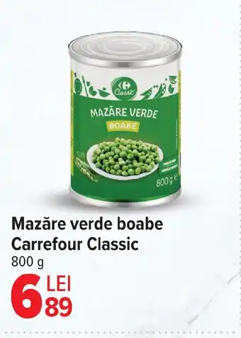 Carrefour Mazăre verde boabe Carrefour Classic Ofertă