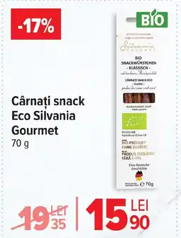 Carrefour Cârnaţi snack Eco Silvania Gourmet Ofertă