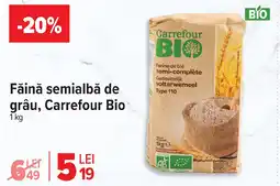 Carrefour Făină semialbă de grâu, Carrefour Bio Ofertă