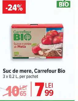 Carrefour Suc de mere, Carrefour Bio Ofertă