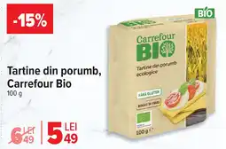 Carrefour Tartine din porumb Carrefour Bio Ofertă