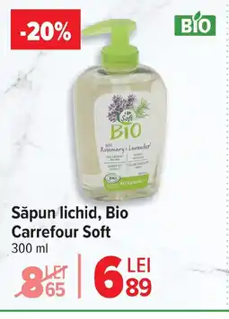 Carrefour Săpun lichid, Bio Carrefour Soft Ofertă