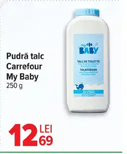 Carrefour Pudră talc Carrefour My Baby Ofertă