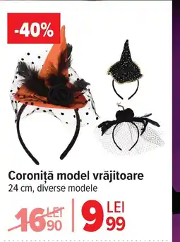 Carrefour Coroniță model vrăjitoare Ofertă