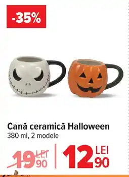 Carrefour Cană ceramică Halloween Ofertă