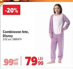 Carrefour Combinezon fete, Disney Ofertă