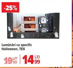 Carrefour Lumânări cu specific Halloween, TEX Ofertă