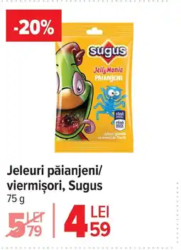 Carrefour Jeleuri păianjeni/ viermişori, Sugus Ofertă