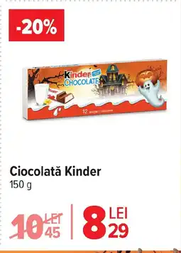 Carrefour Ciocolată Kinder Ofertă