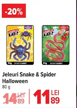 Carrefour Jeleuri Snake & Spider Halloween Ofertă