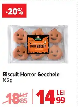Carrefour Biscuit Horror Gecchele Ofertă