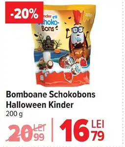 Carrefour Bomboane Schokobons Halloween Kinder Ofertă