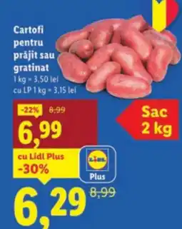 Lidl Cartofi pentru prăjit sau gratinat Ofertă
