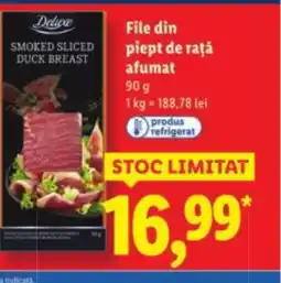 Lidl File din piept de rață afumat Ofertă