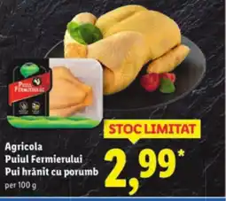 Lidl Agricola Puiul Fermierului Pui hrănit cu porumb Ofertă