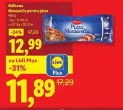 Lidl Milbona Mozzarella pentru pizza Ofertă