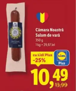 Lidl Cámara Noastră Salam de vară Ofertă