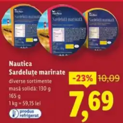 Lidl Nautica Sardelute marinate Ofertă