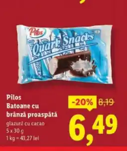 Lidl Pilos Batoane cu brânză proaspătă Ofertă