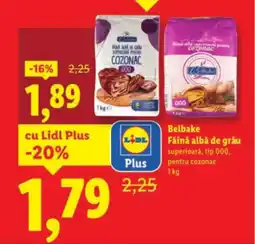 Lidl Belbake Făină albă de grâu Ofertă