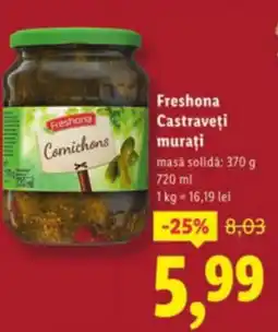 Lidl Freshona Castraveţi murați Ofertă