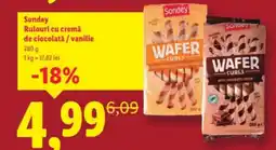 Lidl Sondey Rulouri cu cremă de ciocolată/vanilie Ofertă