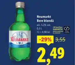 Lidl Neumarkt Bere blondǎ Ofertă