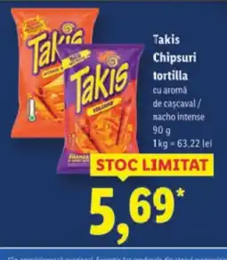 Lidl Takis Chipsuri tortilla Ofertă