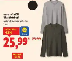 Lidl Esmara® Men Bluză bărbaţi Ofertă