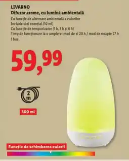 Lidl LIVARNO Difuzor arome, cu lumina ambientală Ofertă