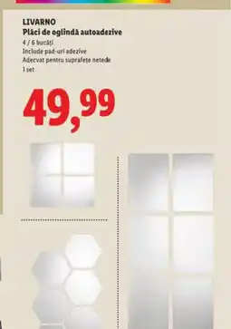 Lidl LIVARNO Plăci de oglindă autoadezive Ofertă