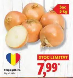 Lidl Ceapǎ galbenă Ofertă