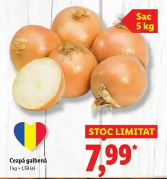 Lidl Ceapǎ galbenă Ofertă