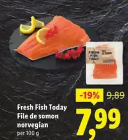 Lidl Fresh Fish Today File de somon norvegian Ofertă