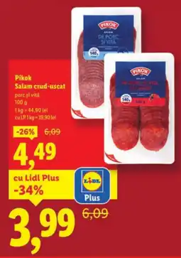 Lidl Pikok Salam crud-uscat Ofertă