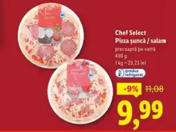 Lidl Chef Select Pizza șuncă / salam Ofertă