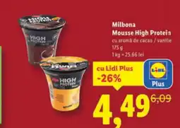 Lidl Milbona Mousse High Protein Ofertă