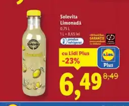 Lidl Solevita Limonadǎ Ofertă
