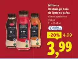 Lidl Milbona Băutură pe bază de lapte cu cafea Ofertă