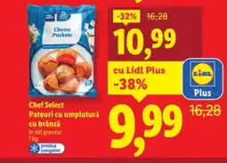 Lidl Chef Select Pateuri cu umplutura cu brânză Ofertă