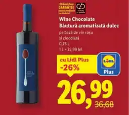 Lidl Wine Chocolate Băutură aromatizată dulce Ofertă