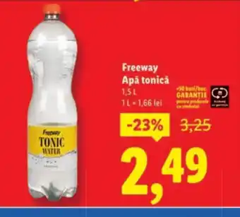 Lidl Freeway Apǎ tonică Ofertă