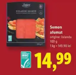 Lidl Deluxe Somon afumat Ofertă