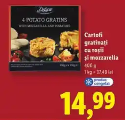Lidl Deluxe Cartofi gratinați cu roşii şi mozzarella Ofertă