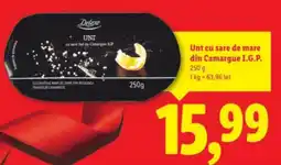 Lidl Deluxe Unt cu sare de mare din Camargue I.G.P. Ofertă