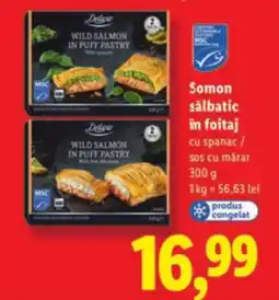 Lidl Deluxe Somon sălbatic in foitaj Ofertă