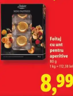 Lidl Foitaj cu unt pentru aperitive Ofertă