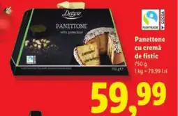 Lidl Deluxe Panettone cu cremă de fistic Ofertă