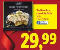 Lidl Deluxe Profiterol cu cremă de fistic Ofertă